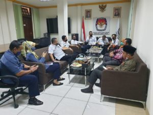 Koordinasi dengan KPU Jawa Timur