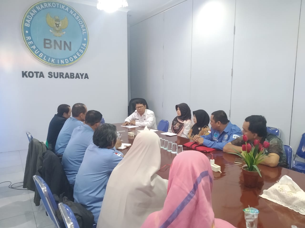 Audiensi Dewan Pengurus daerah GIAN ke BNNK Surabaya Audiensi Dewan Pengurus daerah GIAN ke BNNK Surabaya