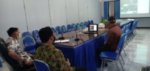Vidcon Kepala BNN RI dengan Kepala BNNP Jatim, Kepala BNNK dan Kasi Rehabilitasi Se - Indonesia