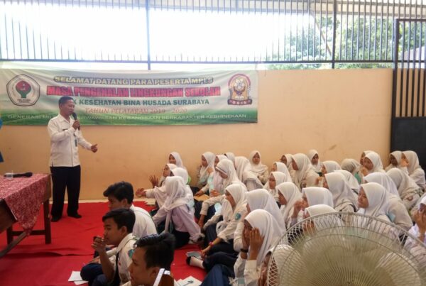 Sosialisasi P4GN dlm rangka MPLS kepada Pelajar SMK Bina Kesehatan Adi Husada
