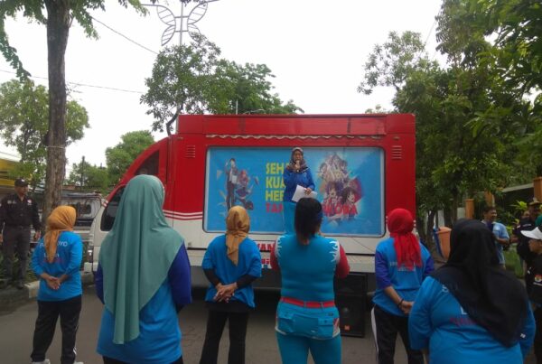 Senam Sehat bersama BNNK Surabaya dlm rangka Award Surabaya Bersinar 2020