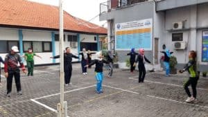 Pembinaan Jasmani kepada Pegawai BNNK Surabaya