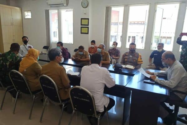 Rapat Rencana Aksi Sinergitas Antar Kementrian / Lembaga FASDA BNPT Kota Surabaya Tahun 2021 di Bakesbangpol Kota Surabaya