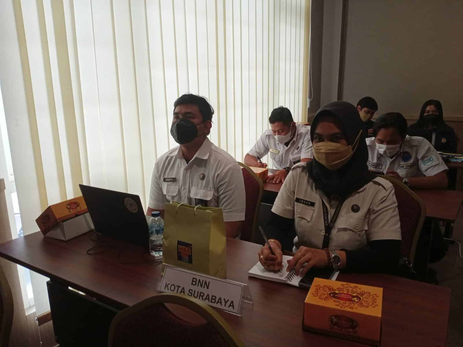 Monitoring dan Evaluasi Kehumasan BNNP Jawa Timur dan BNN Kota/Kabupaten Jajaran