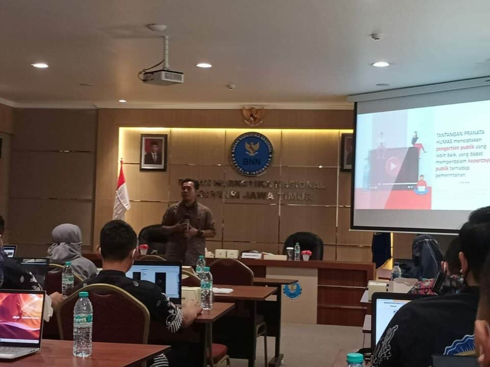Monitoring dan Evaluasi Kehumasan BNNP Jawa Timur dan BNN Kota/Kabupaten Jajaran