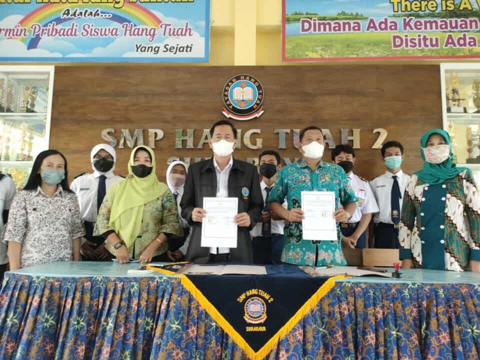 Perjanjian Kerja Sama Dengan Sekolah SMP Hang Tuah 2 Surabaya Perjanjian Kerja Sama Dengan Sekolah SMP Hang Tuah 2 Surabaya