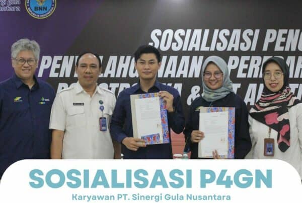 Kegiatan Sosialisasi P4GN kepada Karyawan PT. Sinergi Gula Nusantara (PT. Perkebunan Nusantara XI (PT.PNXI)) Surabaya