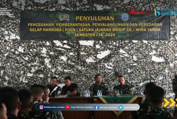 Sosialisasi P4GN dan Tes Urine Terhadap Prajurit prajurit Yonif 516/Caraka Yudha Surabaya Sosialisasi P4GN dan Tes Urine Terhadap Prajurit prajurit Yonif 516/Caraka Yudha Surabaya