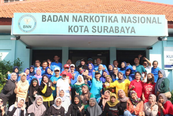 BNN Kota Surabaya Gelar Senam Sehat Bersama untuk Sambut HANI 2024