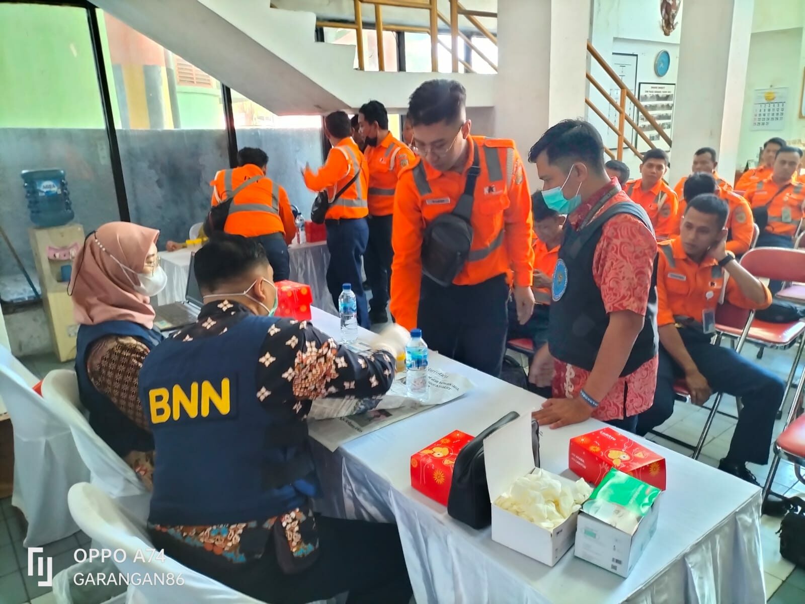 Sosialisasi P4GN dan Tes Urin di PT. KAI Properti Manajemen Surabaya oleh BNN Kota Surabaya Sosialisasi P4GN dan Tes Urin di PT. KAI Properti Manajemen Surabaya oleh BNN Kota Surabaya