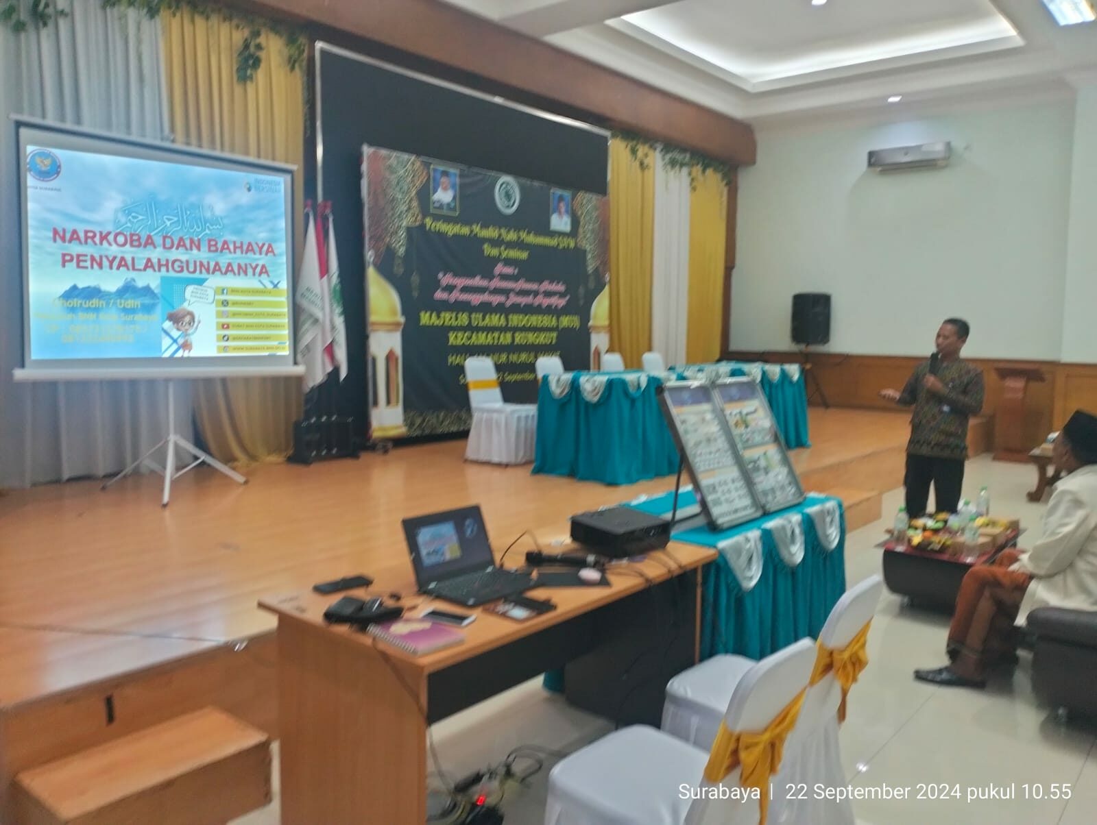 BNN Kota Surabaya Gelar Seminar P4GN Bersama Pengurus MUI Kecamatan Rungkut di Aula BAZNAS Nurul Hayat Konsep Otomatis