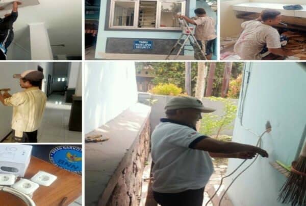 Pengawasan Proses Renovasi Ruang Tunggu Anak Gedung A dan Pos Satpam Kantor BNN Kota Surabaya Pengawasan Proses Renovasi Ruang Tunggu Anak Gedung A dan Pos Satpam Kantor BNN Kota Surabaya