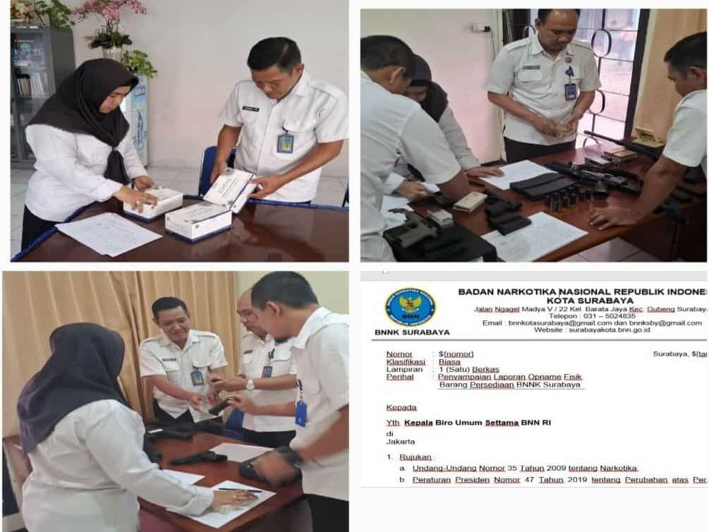 Pelaksanaan Opname Fisik Barang Persediaan Semester II TA. 2024 di BNN Kota Surabaya