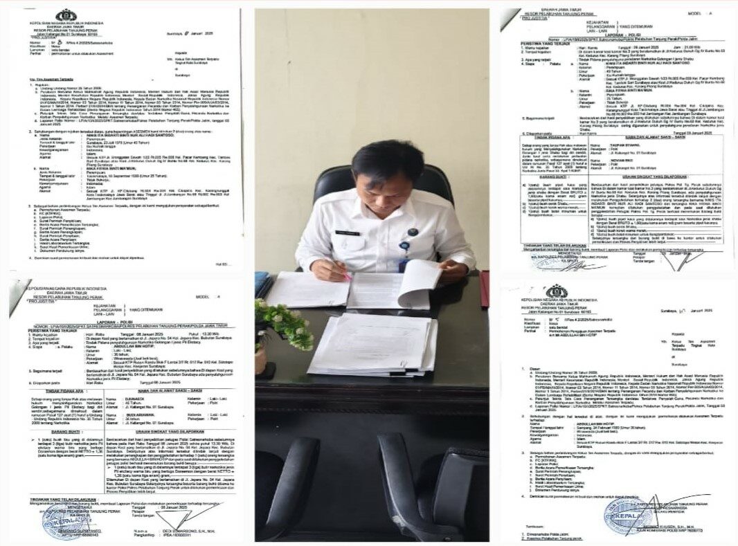 PEMERIKSAAN DOKUMEN PERSYARATAN PERMOHONAN ASESMENT TERPADU POLRES PELABUHAN TANJUNG PERAK