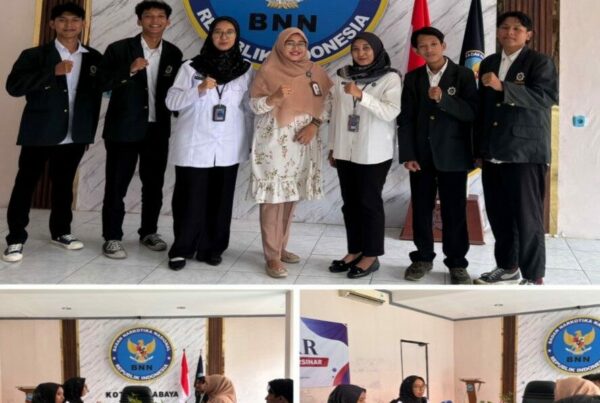 BNN Kota Surabaya Gelar Koordinasi Kelembagaan Program Magang Merdeka Belajar Kampus Merdeka (MBKM)