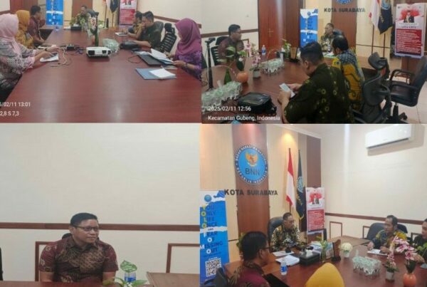 KUNJUNGAN PIMPINAN LRKM SAWAHITA NUSANTARA SIDOARJO KE BNN KOTA SURABAYA