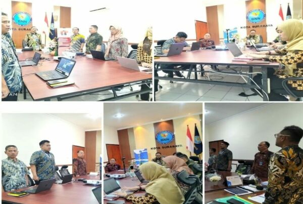 RAPAT PIMPINAN BNNP JATIM DAN JAJARAN DI BNN KOTA SURABAYA