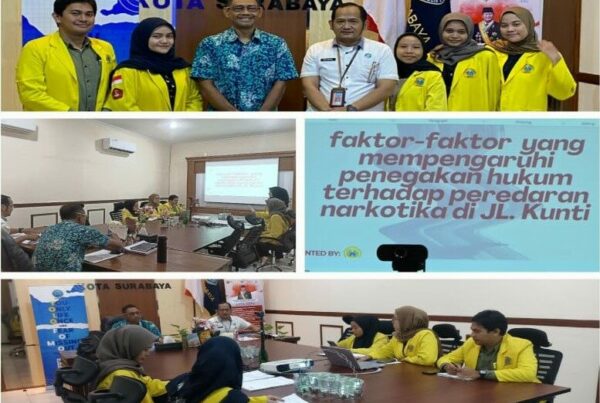 Mahasiswa Magang Fakultas Hukum UBHARA Paparkan Hasil Penelitian kepada Kepala BNN Kota Surabaya Mahasiswa Magang Fakultas Hukum UBHARA Paparkan Hasil Penelitian kepada Kepala BNN Kota Surabaya