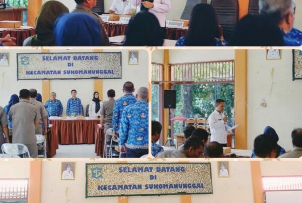 BNN Kota Surabaya Bersama Bakesbangpol dan Polrestabes Surabaya Gelar Sosialisasi P4GN di Kecamatan Sukomanunggal