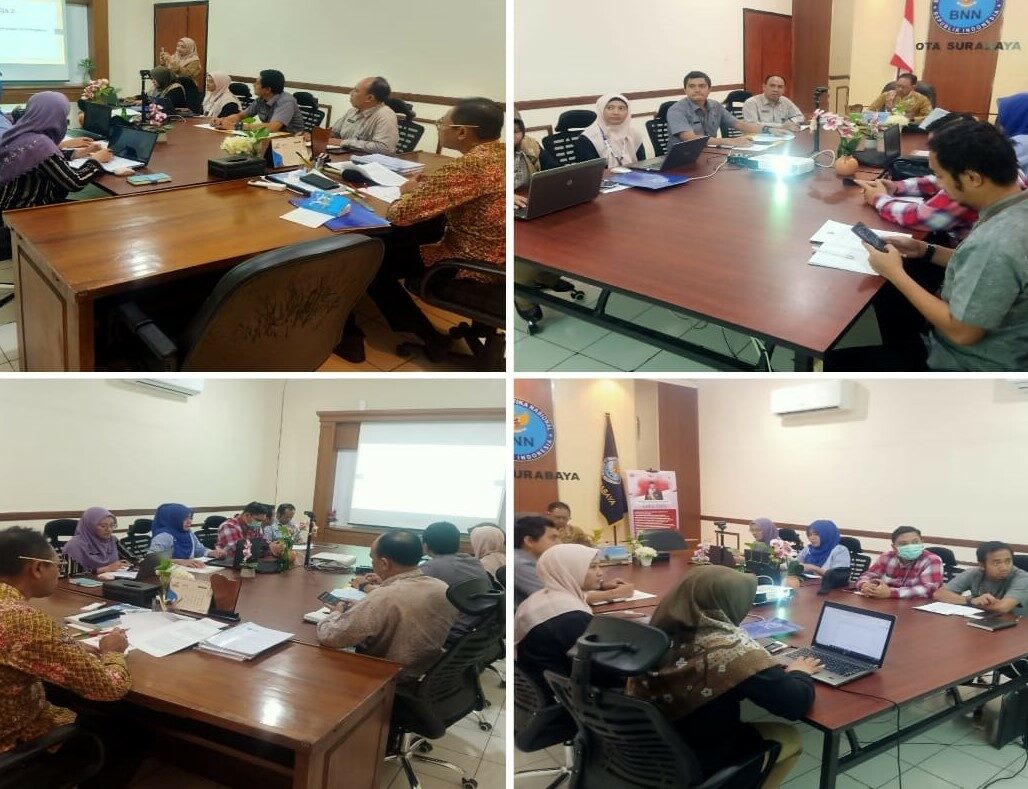 BNN Kota Surabaya Gelar Rapat Pembentukan Tim Penyusunan SOP Pokja 2 Penataan Tatalaksana ZI BNN Kota Surabaya Gelar Rapat Pembentukan Tim Penyusunan SOP Pokja 2 Penataan Tatalaksana ZI