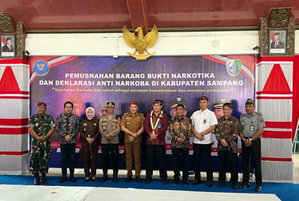 Pemusnahan Barang Bukti Narkotika di Kabupaten Sampang: Komitmen Tegakkan Hukum dan Transparansi