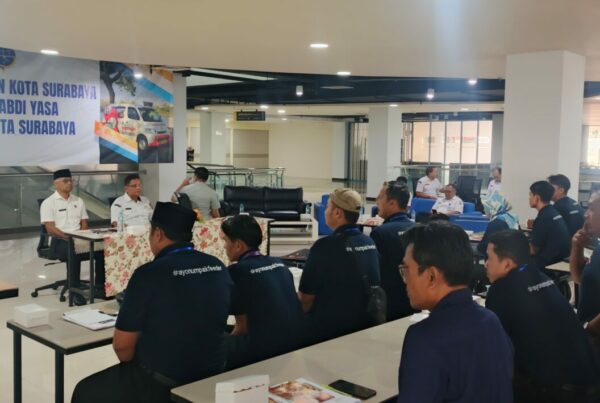 BNN Kota Surabaya Berikan Sosialisasi P4GN dan Pembinaan kepada Peserta Abdi Yasa Dishub