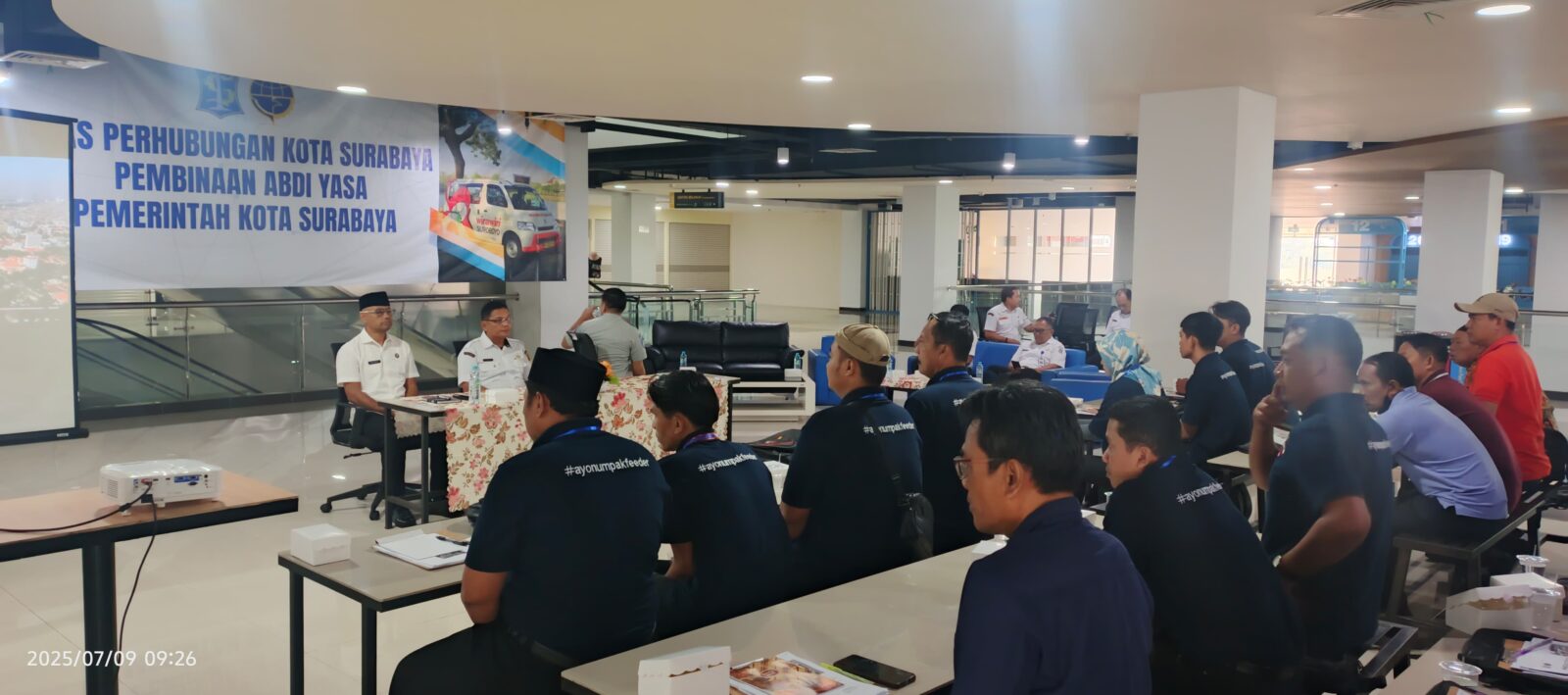 BNN Kota Surabaya Berikan Sosialisasi P4GN dan Pembinaan kepada Peserta Abdi Yasa Dishub BNN Kota Surabaya Berikan Sosialisasi P4GN dan Pembinaan kepada Peserta Abdi Yasa Dishub